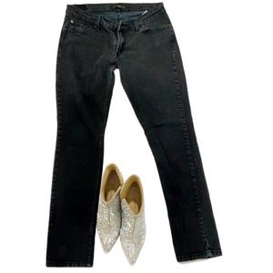 Y2k Levi’s black too super low 524 jeans 13 med